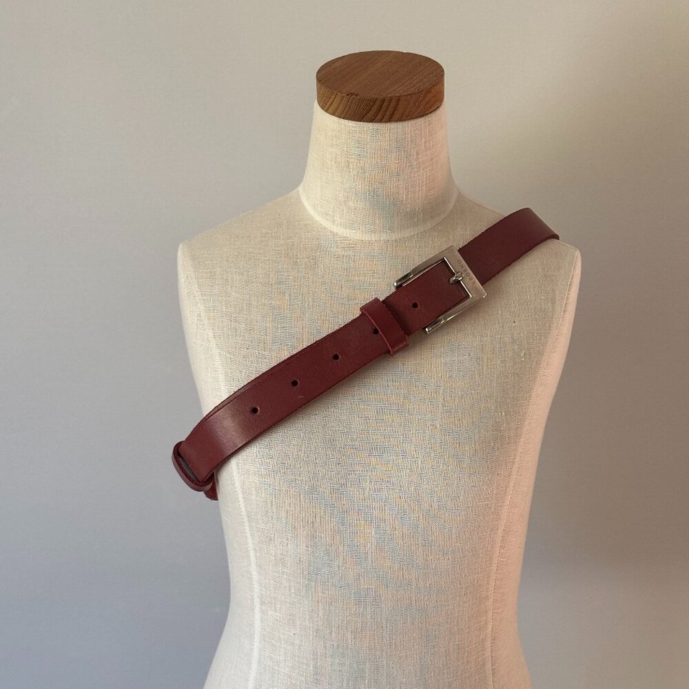 Red Leather Belt